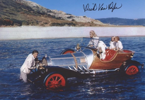 DICK VAN DYKE Signed 12x8 Photo MARY POPPINS & CHITTY CHITTY BANG BANG COA Cover