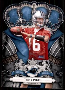 2010 Preferred Crown Royale Tony Pike Rookie RC NFL Insert Panthers #195 - Picture 1 of 2