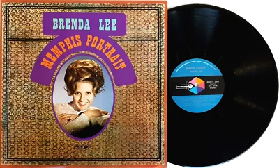 Brenda Lee–Memphis Portrait Vinyl LP 1971 MCA Records Australia – MAP/S 3809 - Image 1 of 2
