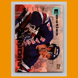 Brian Leetch #115 1995 SkyBox E-Motion New York Rangers Hockey Card NHL NM - Picture 1 of 3