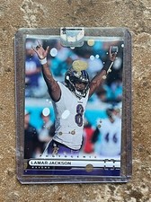 2023 John Rudolph Signed Auto Art Card  Lamar Jackson Unique Paint 1/1 Ravens