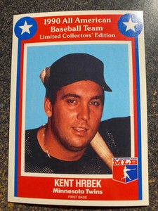 Kent Hrbek Twins 1990 MSA All American Baseball Team Collector's Edition #20