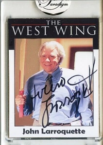 -WEST WING- JOHN LARROQUETTE Signed/Autograph/Auto Certified TV Trading Card - Picture 1 of 2