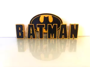 Batman Logo Gold Comic Book 1989 Joker Two Face Alfred James Gordan DC Gotham - Picture 1 of 3