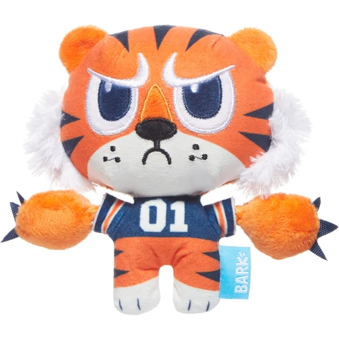 BARK Auburn Tigers Small Mascot Pet Toy Cover