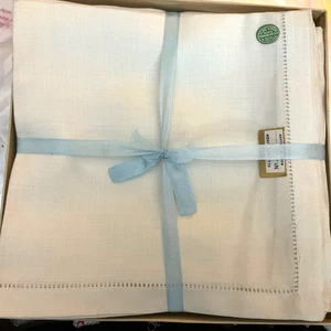 1 Docena De Colección/Nuevos 12 Pañuelos de Lino Irlandés Puro Hilos Dibujados - Imagen 1 de 9