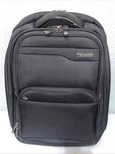 Zaino da viaggio Samsonite nero imbottito tasca tablet laptop tracolla regolabile - Foto 1 di 9