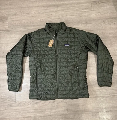 Patagonia Men’s Nano Puff Jacket Kelp Forest Green Size XL NWT - Image 1 of 4