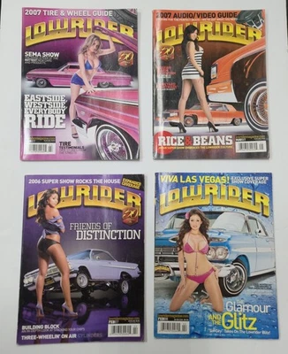 Lowrider Magazine Lot Of 4 2007 2008 Volume 29 And 30 Good Condition  Foto 1 de 4