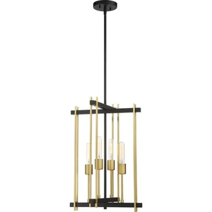 Nuvo Lighting 60/6525 Marion Pendant Aged Bronze and Natural Bronze - Picture 1 of 4