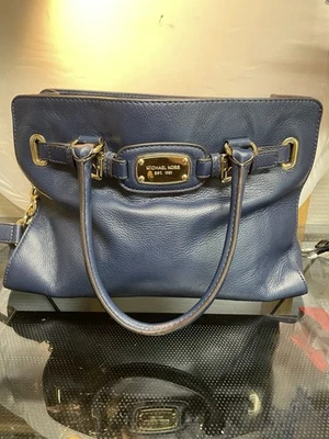 Bolsa satchel Michael Kors Hamilton bolsa tote East West linda azul - Imagem 1 de 4