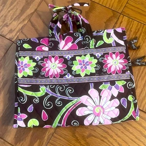 Vera Bradley Quilted make up cosmetics Jewelry travel bag - Picture 1 of 8