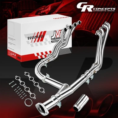 Cabezal colector de escape de acero para Silverado Sierra 1500 2500HD 3500HD 2007-2013 Foto 1 de 4