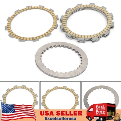 Clutch Kit Steel & Friction Plates for Suzuki TU GW GZ GN DR VL 250 1982-2017 Foto 1 de 4