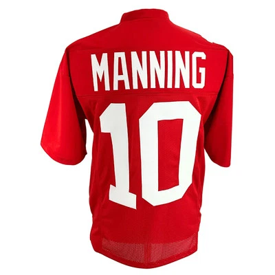 Camiseta Eli Manning Roja Nueva York | Unisex Adulto Tallas S-5XL Puntada Cosida Sin Firmar Foto 1 de 4