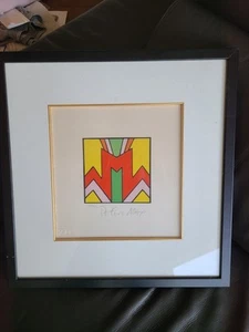 Peter Max "Geometric #2" schönes Original 1976 - Bild 1 von 4