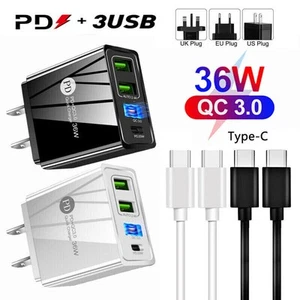 For Xiaomi Poco F7 M6 X6 X7 Pro 36W USB PD QC3.0 Fast Charger Power Adapter Plug - Picture 1 of 21