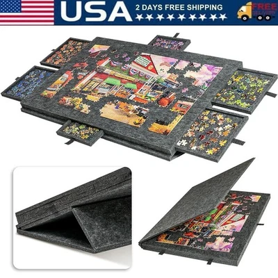 Tilting Puzzle Board with 2-In-1 Designed Stand & Cover, Super Lightweight Felt - Image 1 of 4