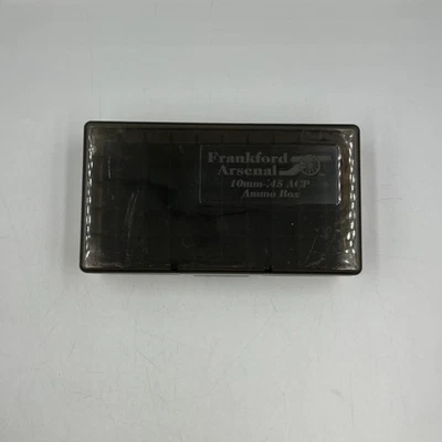Frankford Arsenal 10 毫米 - 0.45 ACP 50 圆形弹药盒 - 黑色 — 第 1/4 张图片