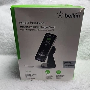Belkin iPhone 12, 12 Pro Max, Pro , Mini, Boost Charge Magnetic Wireless Charger - Picture 1 of 2