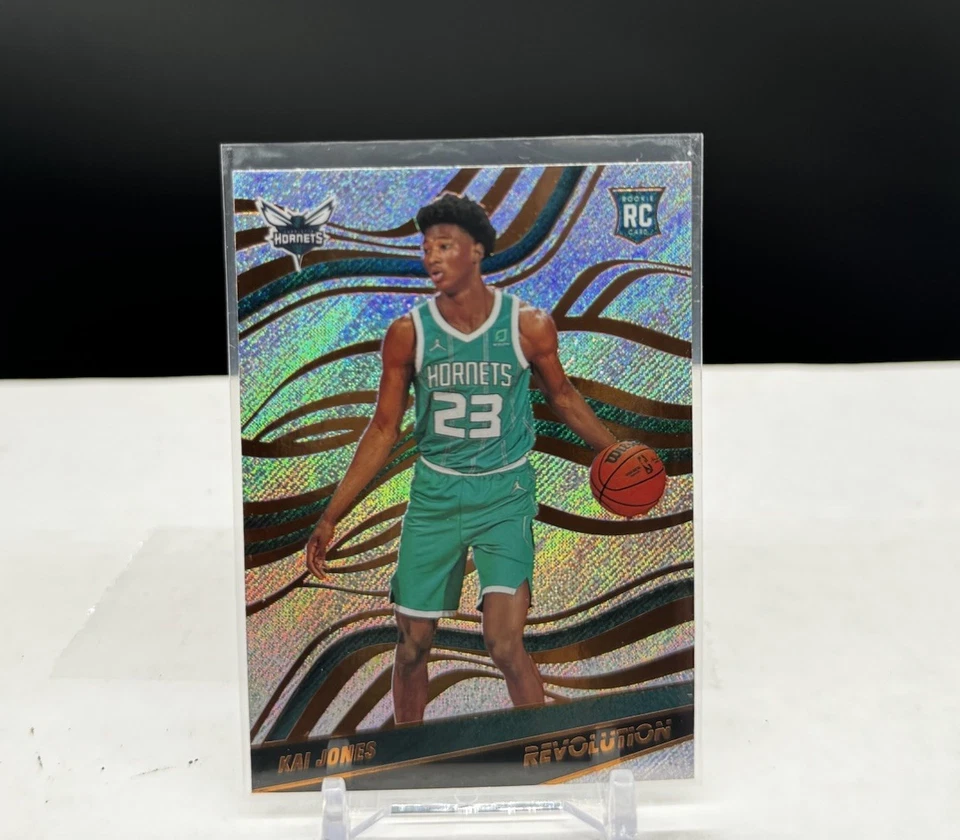 Kai Jones RC 2021-22 Revolution Basketball Foil Refractor Rookie Card #141 - Image 1 of 2