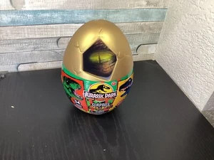 New Jurassic Park 30th Anniversary Captivz Build N Battle Dino 7" Egg World - Picture 1 of 4