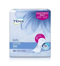TENA Lady Extra Inkontinenz-Einlagen für Frauen - 6 x 20 Stück