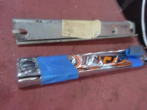 Vintage Harley Davidson FL'S CHOICE of Pair ZINC OR CHROME WINDSHIELD Brackets - Bild 1 von 12