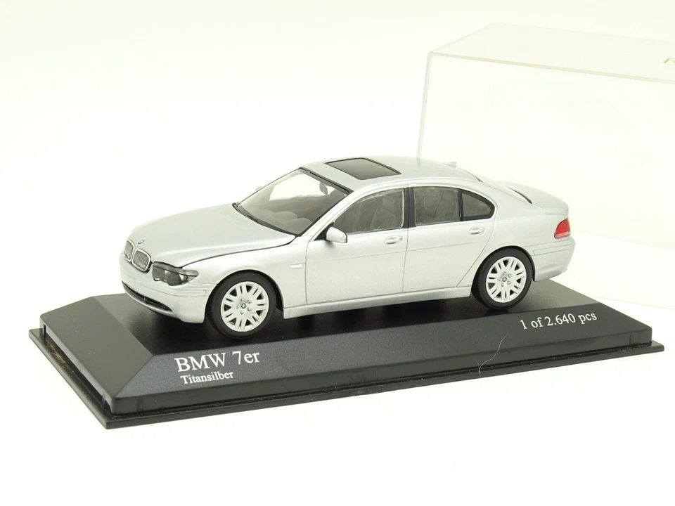 Minichamps 1/43 - BMW Serie 7 E65 Argento 2001 - Immagine 1 di 1