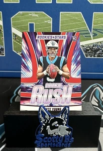 2023 Rookies & Stars Rookie Rush Longevity #RR-3 - Bryce Young (RC) - Panthers - Imagen 1 de 3
