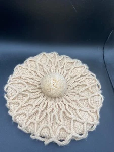 VINTAGE 60s KNIT BERET HAT WOMEN'S - EXCELLENT CONDITION - SMALL - Picture 1 of 4