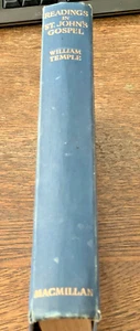 Readings In St. John's Gospel - William Temple (1945, Hardcover GD + Cond  bx58 - Picture 1 of 2