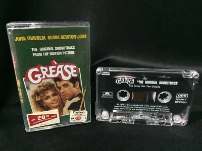 Grease The Original Soundtrack Movie Film Motion Picture Cassette Tape (Reissue) - Image 1 of 3