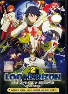 Log Horizon Season 2 TV Series Ep. 1 - 25 DVD English Subtitle  - Picture 1 of 3