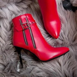 Sexy Stilettos Spitz High Heels Stiefelette - Bild 1 von 2