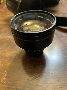 Canon EX Lens 125mm 1:3.5 Lens w/ Cap Hood & Case Telephoto Japan Good Con. B8 - Picture 1 of 13