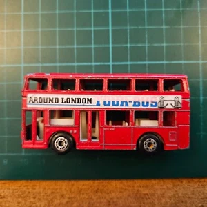 MATCHBOX LEYLAND TITAN LONDON TOUR BUS 1981 Used Condition - Picture 1 of 8