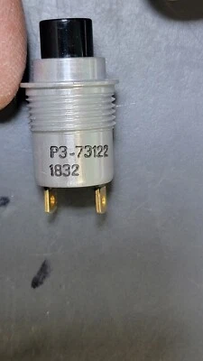 Otto Controls - P/N: P3-73112 - Black Push Button  NEW FREE SHIOP LOC GG2 - Image 1 of 4