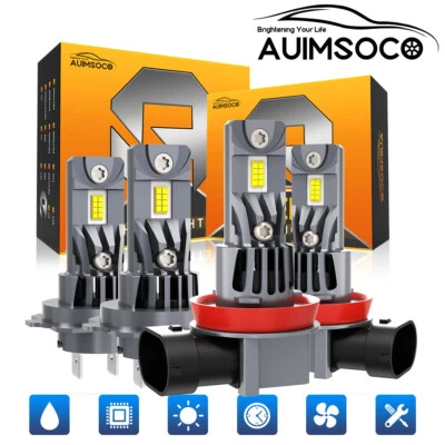 Faro antiniebla LED 8000K para Mercedes-Benz S450 S550 S600 2007-2009 4X Foto 1 de 4