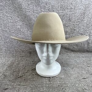 Stetson 4x XXXX Size 7 1/4 Beaver Cowboy Western Hat Tan Vintage