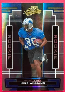 Absolute Memorabilia #182 2005 Mike Williams Detroit Lions /999 casi nuevo+ - Imagen 1 de 3