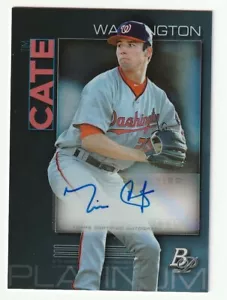 2020 Bowman Platinum Tim Cate Washington Nationals Autograph Auto Card - Picture 1 of 1