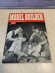 Model Builder Magazine February 1946 Vol.10 No.54 Vintage Lionel Trains VG - Picture 1 of 10