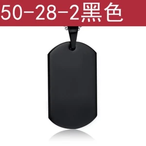 USA Stainless Steel Army ID Dog Tag Military Pendant Chain Silver Vouge Necklace - Picture 1 of 3