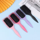 Boar Bristle Nylon Hair Brush Portable Hair Stylishing Tool Curl Defining Br _co