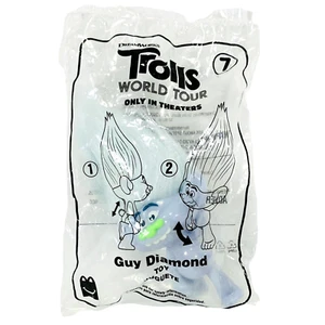McDonalds Happy Meal Toy - Trolls World Tour 2020 Guy Diamond #7 McD Collectible - Imagen 1 de 4