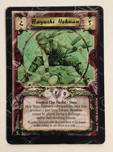 Bayushi Yokuan L5R Legend of the Five Rings CCG Jade Edition - Picture 1 of 1