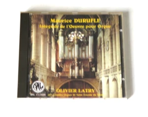 MAURICE DURUFLE, OLIVIER LATRY Intégrale De L'Œuvre Pour Orgue CD BNL112508 EX+ - Foto 1 di 3