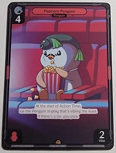 Palomitas de maíz Vibes TCG Pudgy sin lámina pingüino 12/200 - Imagen 1 de 3