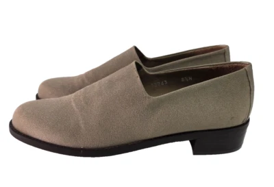 Zapatos Donald J Pliner de Lona Puntera Cuadrada Tacón Bloque Beige para Mujer Talla 8.5N Foto 1 de 4